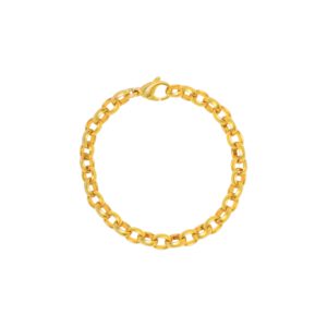 Armband 750 Gelbgold Erbs oval
