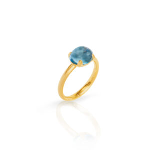 Ring 750 Gelbgold mit Cabochon