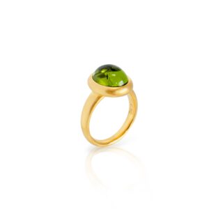 Ring 750 Gelbgold mit Peridot