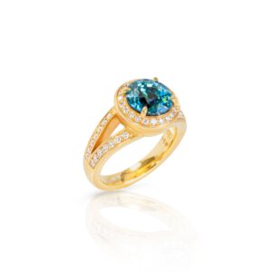 Ring mit Starlit und Brillanten