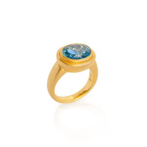 Ring mit Aquamarin