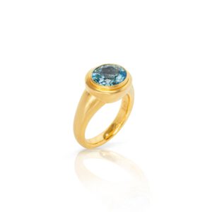 Ring mit Aquamarin