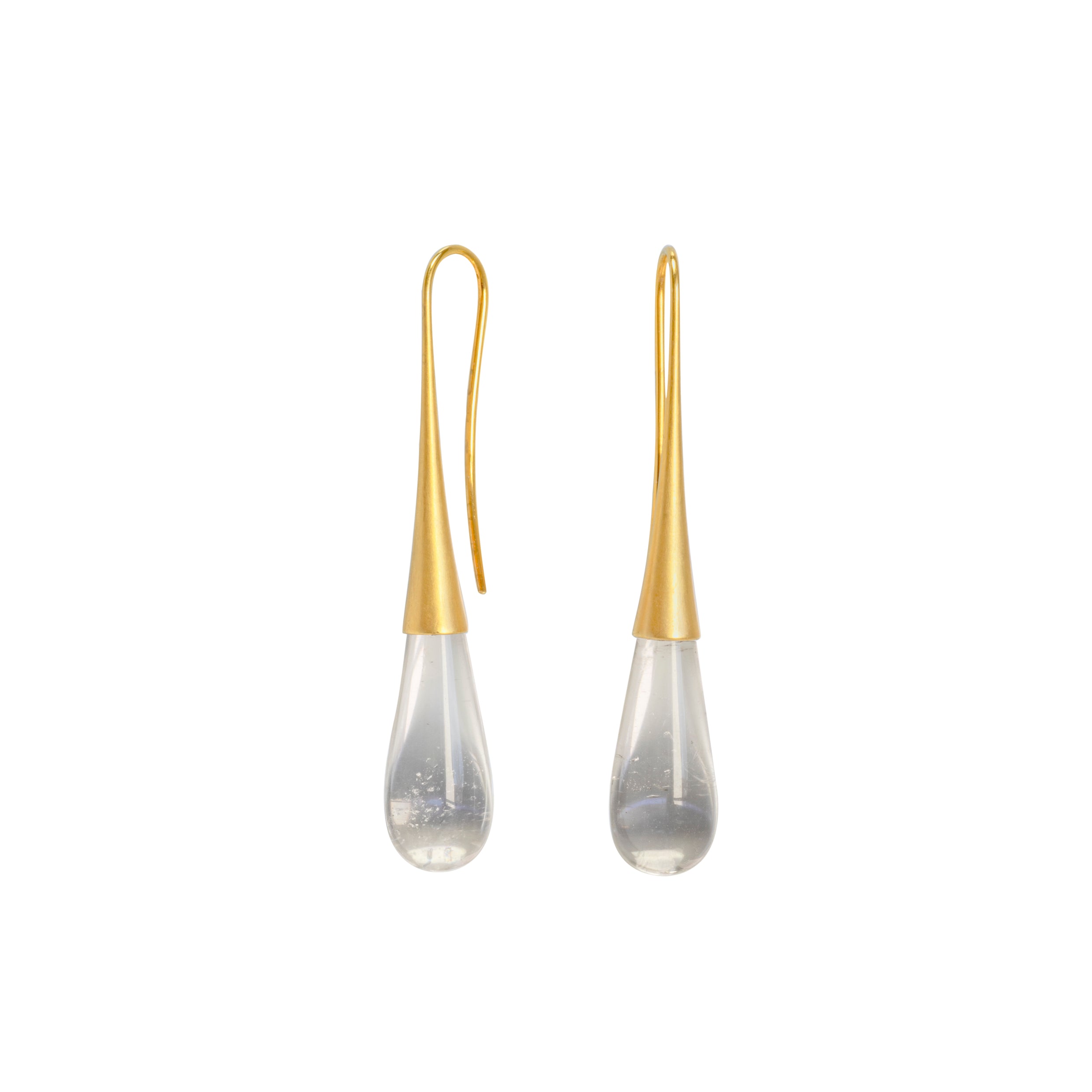 Ohrhänger mit Bergkristall Pampeln