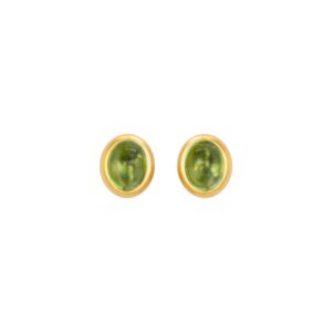 Vario Ohrschmuck Oberteile mit Peridot Cabochons
