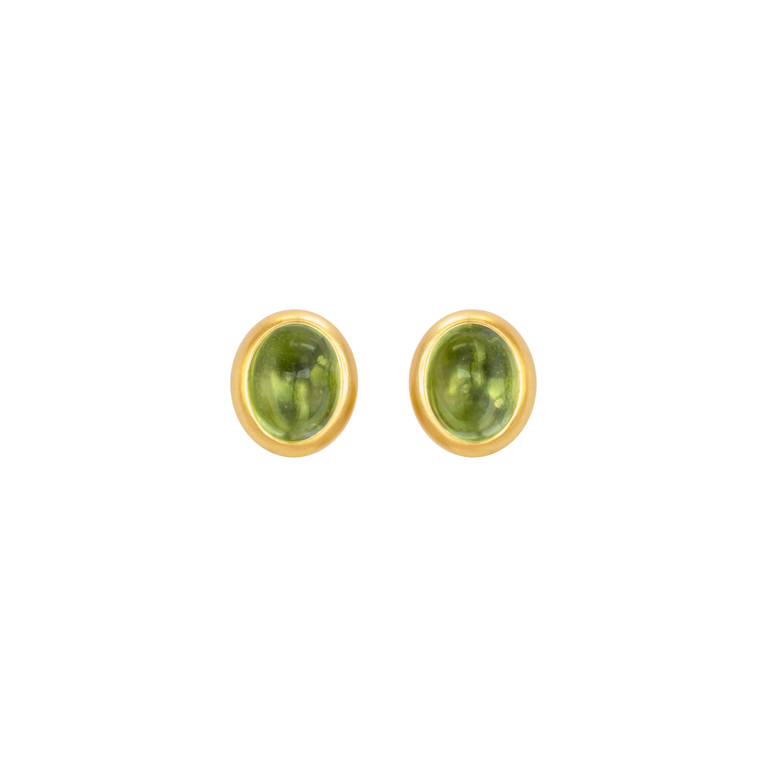 Vario Ohrschmuck Oberteile mit Peridot Cabochons