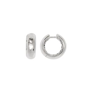 Klappcreolen 750 Weißgold