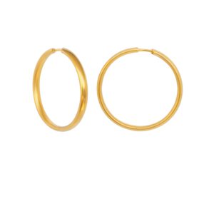 Klappcreolen 750 Gelbgold