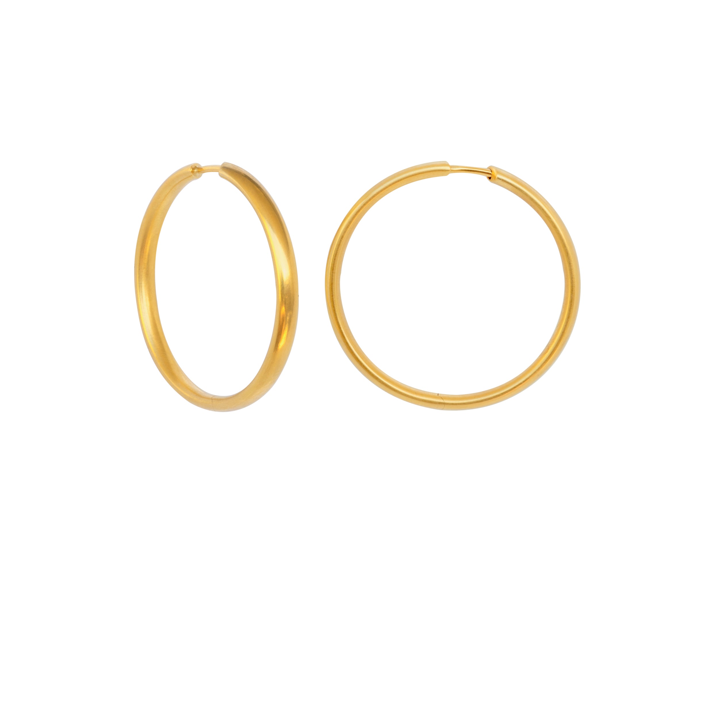 Klappcreolen 750 Gelbgold