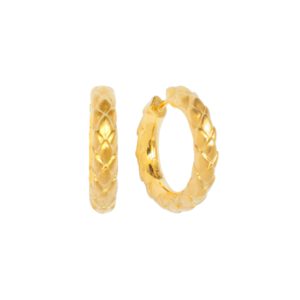 Creolen mit Drachenmuster, groß