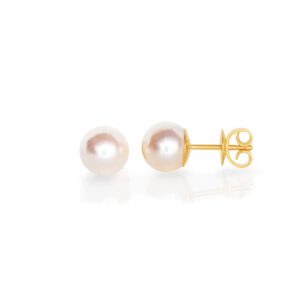Ohrstecker mit Akoyaperlen