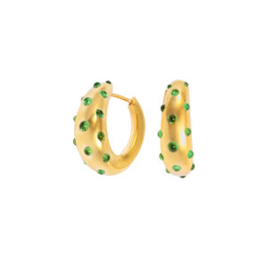 Klappcreolen mit Chromturmalinen