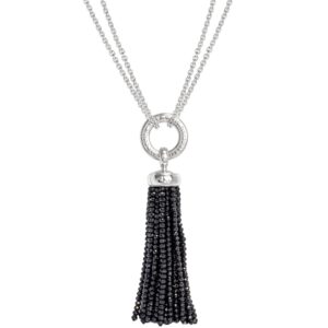 Clipöse "mon cuer..." an Endloskette mit Anhänger