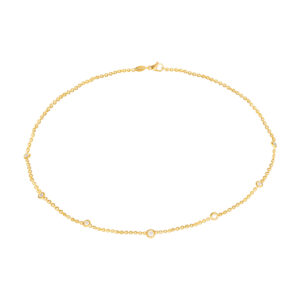 Collier 750 Gelbgold mit Brillanten