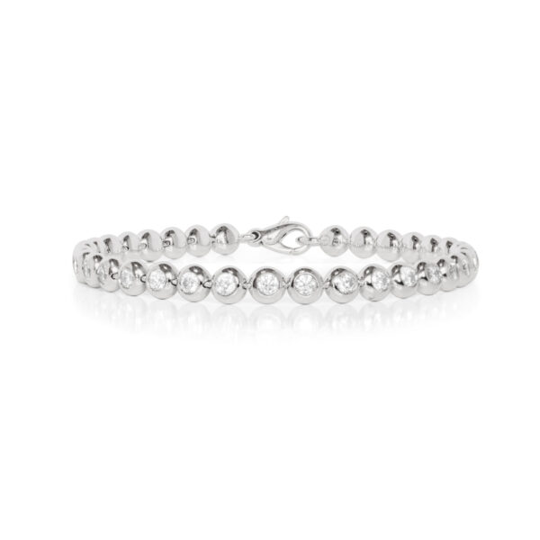 Armband 750 Weißgold mit 32 Brillanten