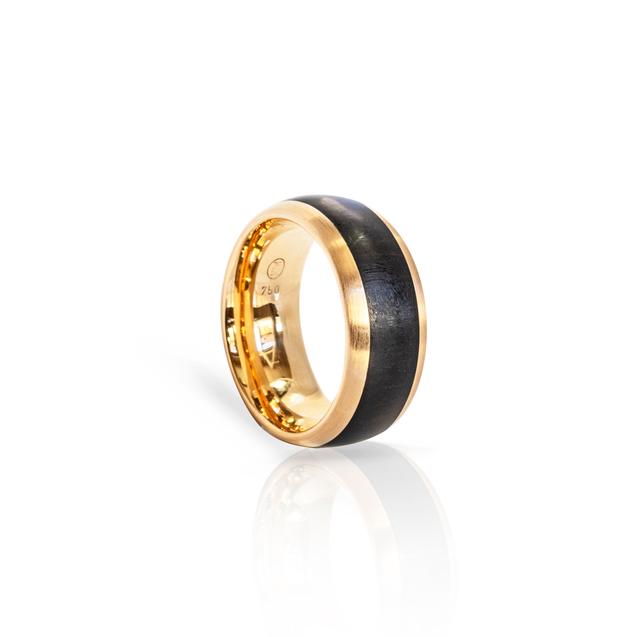 Ring mit Ebenholz