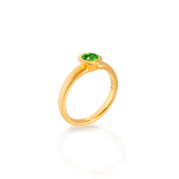 Ring mit Tsavorit