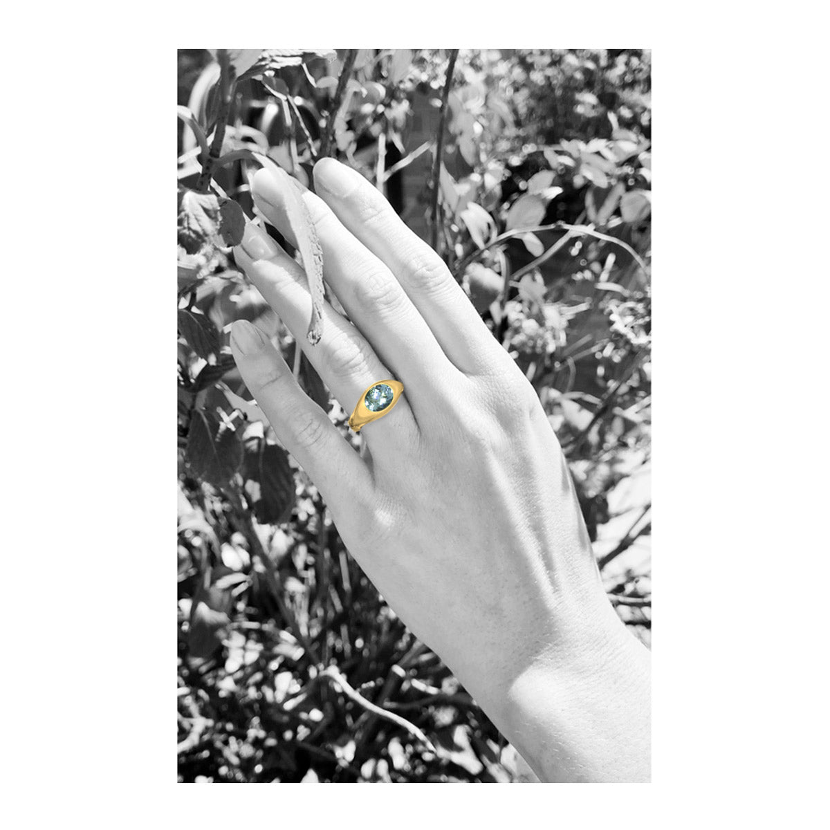 Bandring mit Aquamarin - Image 2