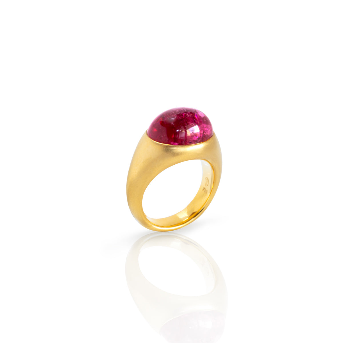 Bandring mit Rubellit Cabochon