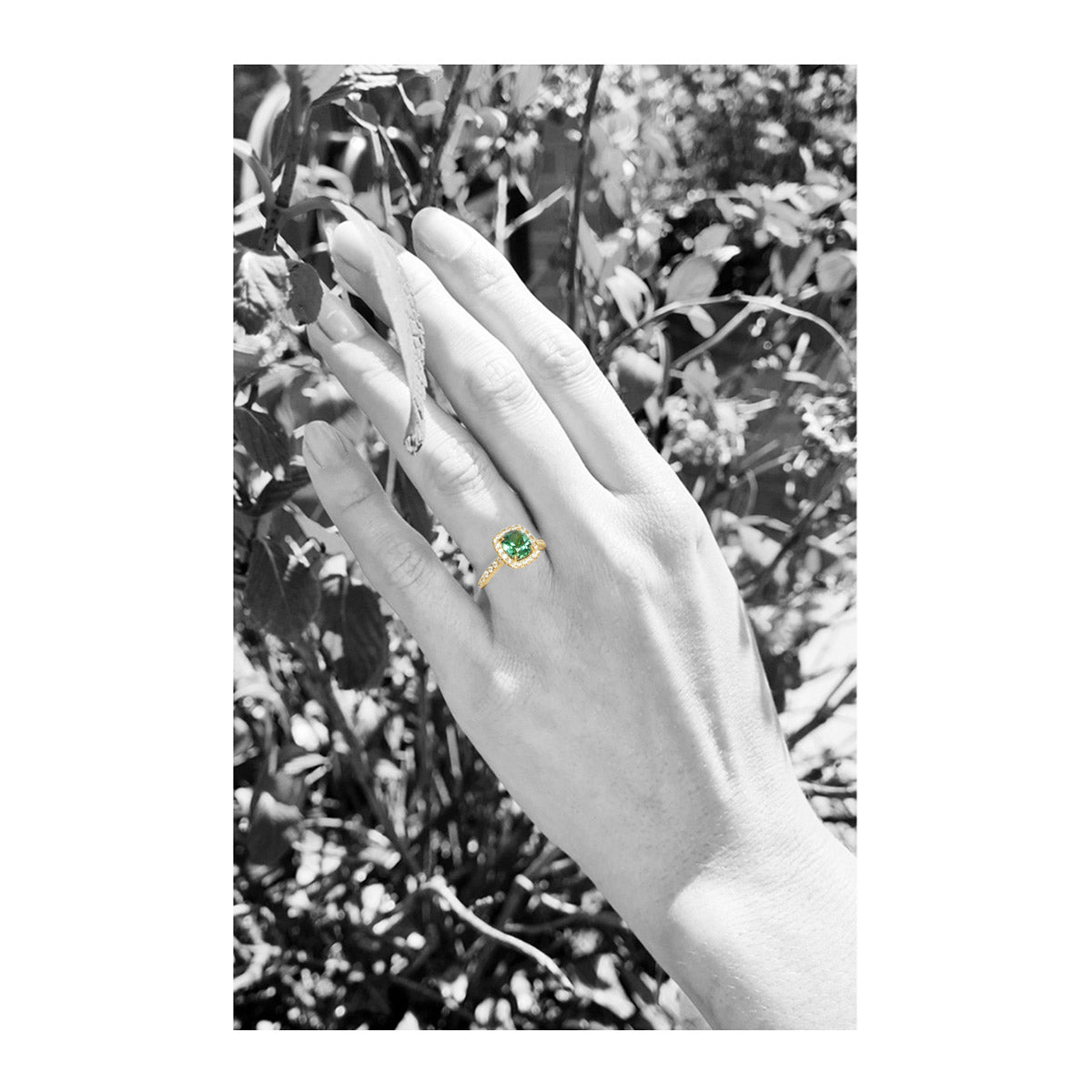 Ring mit Turmalin und 40 Brillanten - Image 2