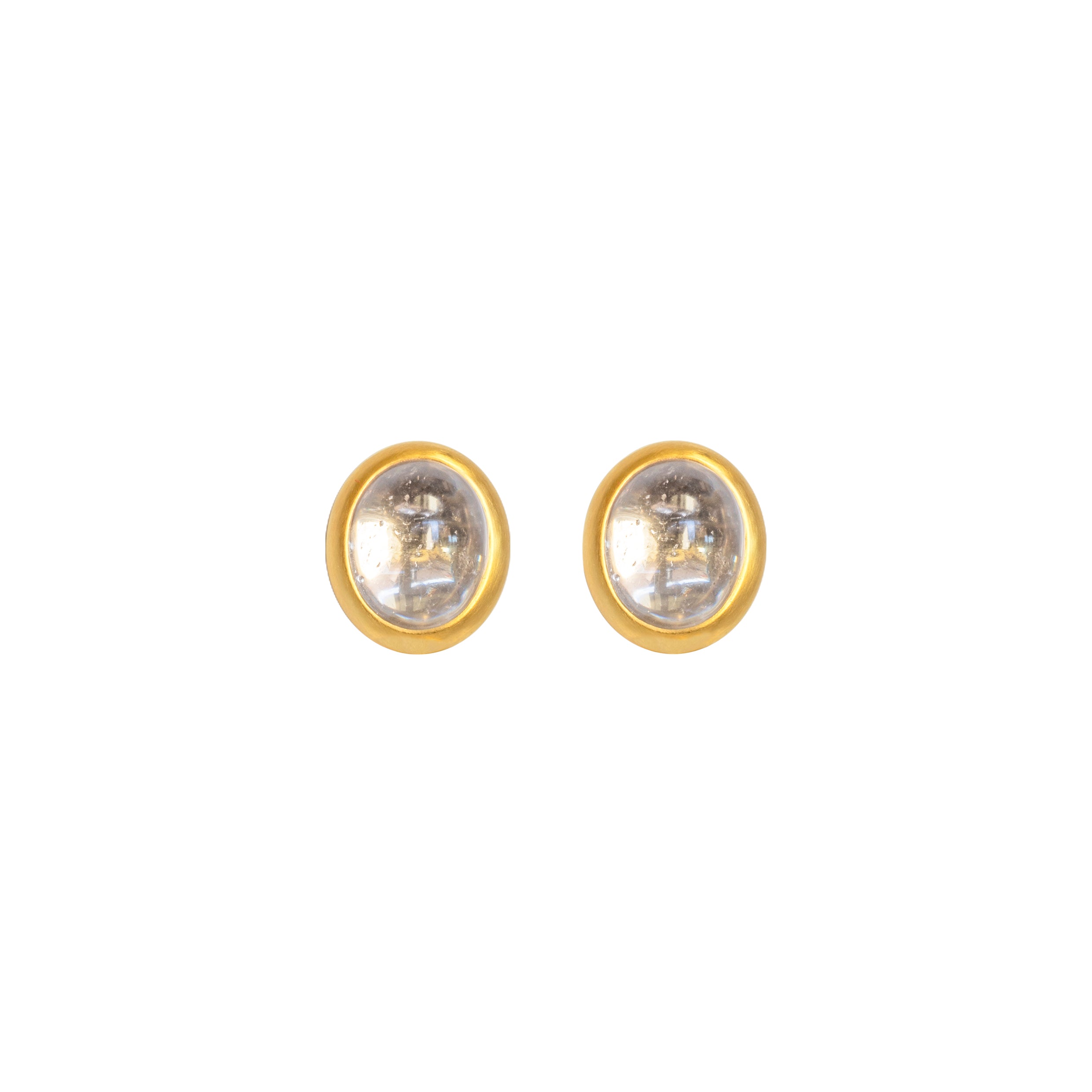 Vario Ohrschmuck Oberteile mit Bergkristall Cabochons