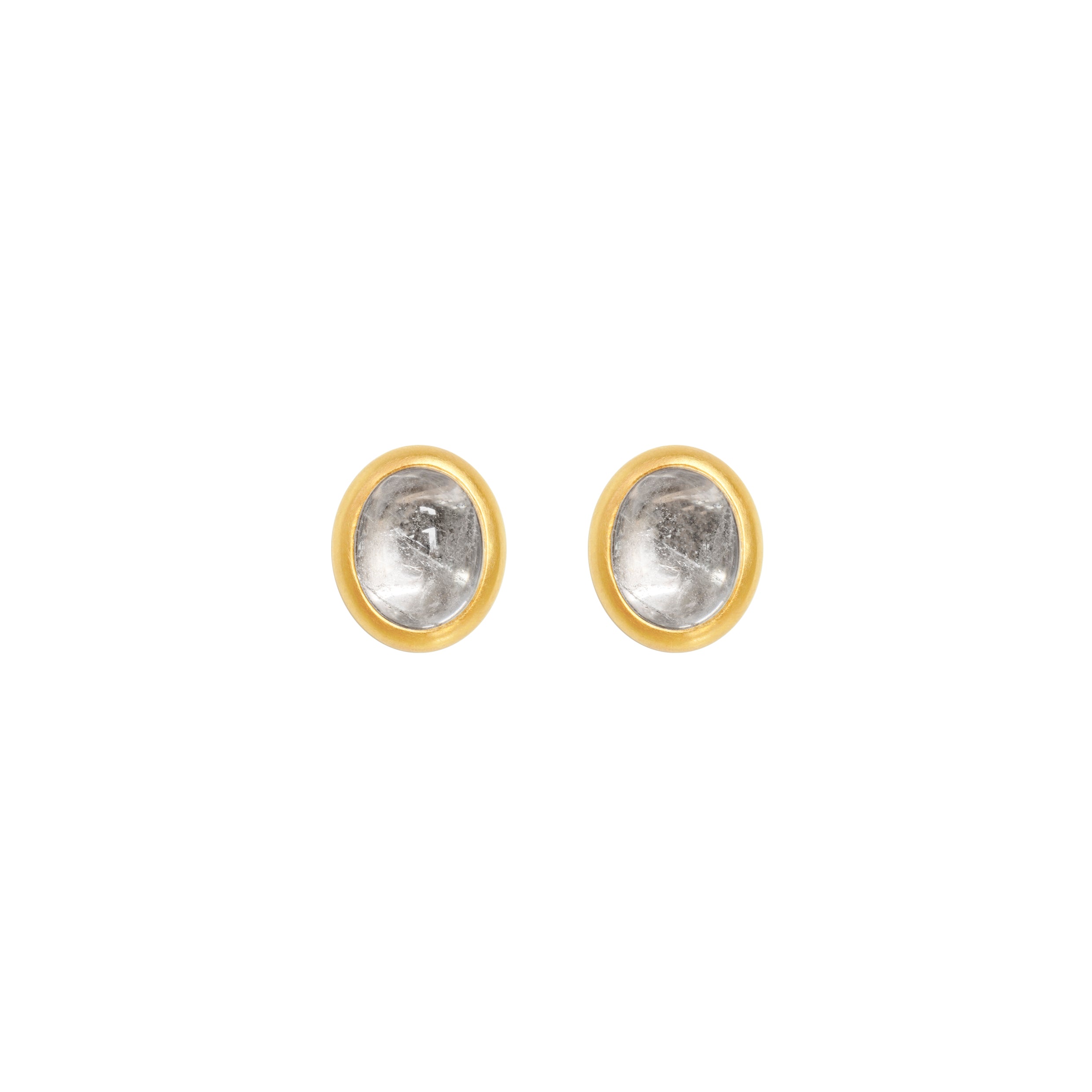 Vario Ohrschmuck Oberteile mit Bergkristall Cabochons