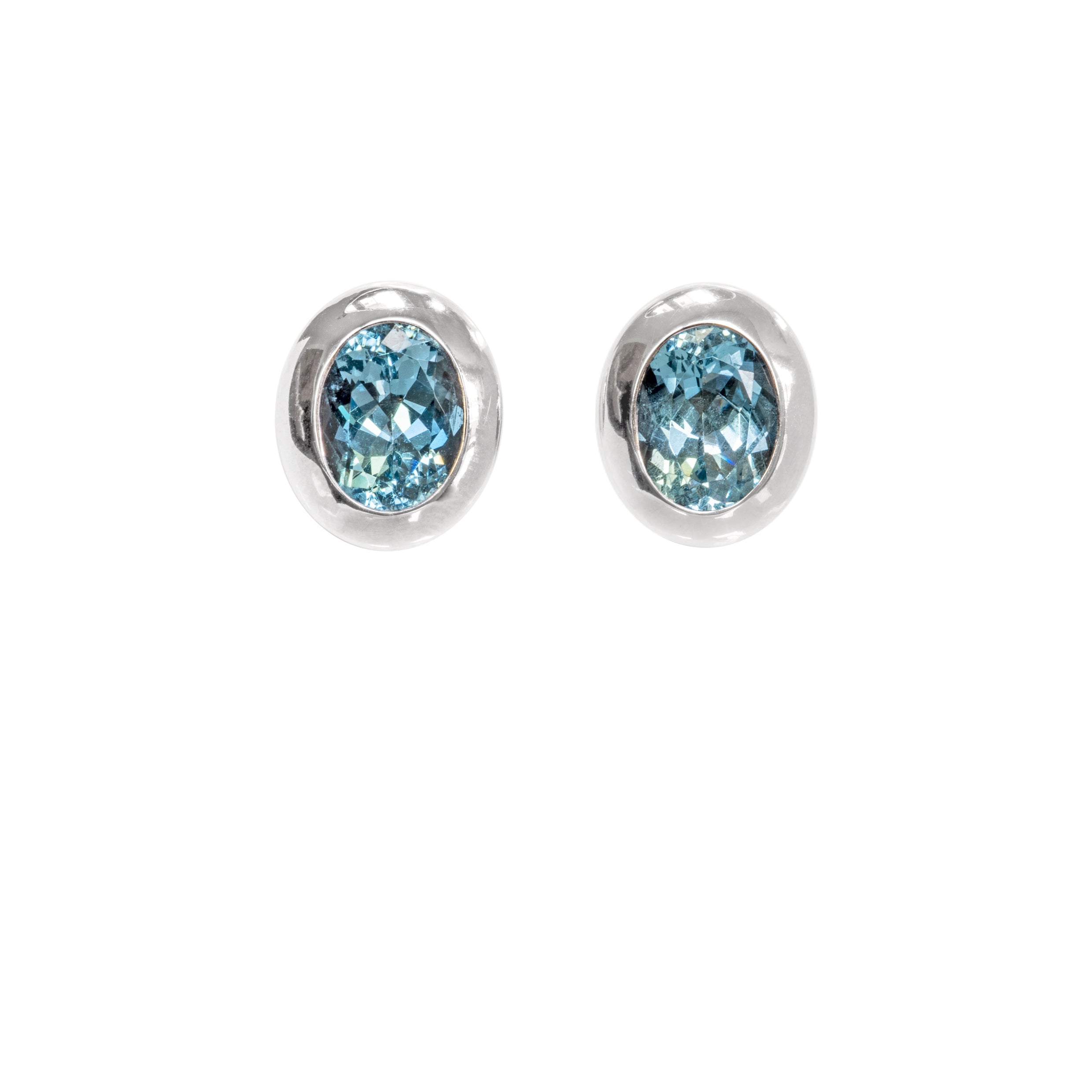 Vario Ohrschmuck Oberteile mit Aquamarinen