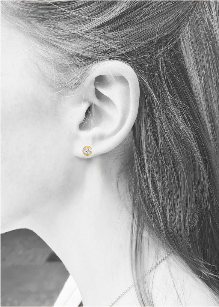 Ohrstecker mit Brillanten – Bild 2