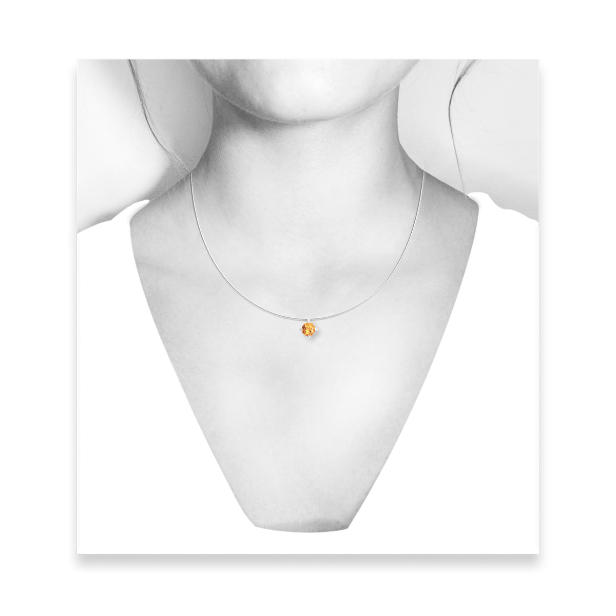 Collier mit Citrin – Bild 2