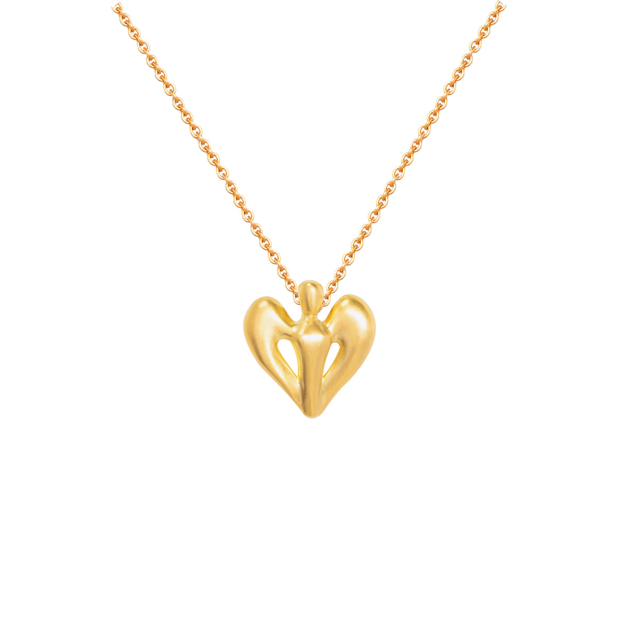 Anhänger "Schutzengel" 750 Gelbgold