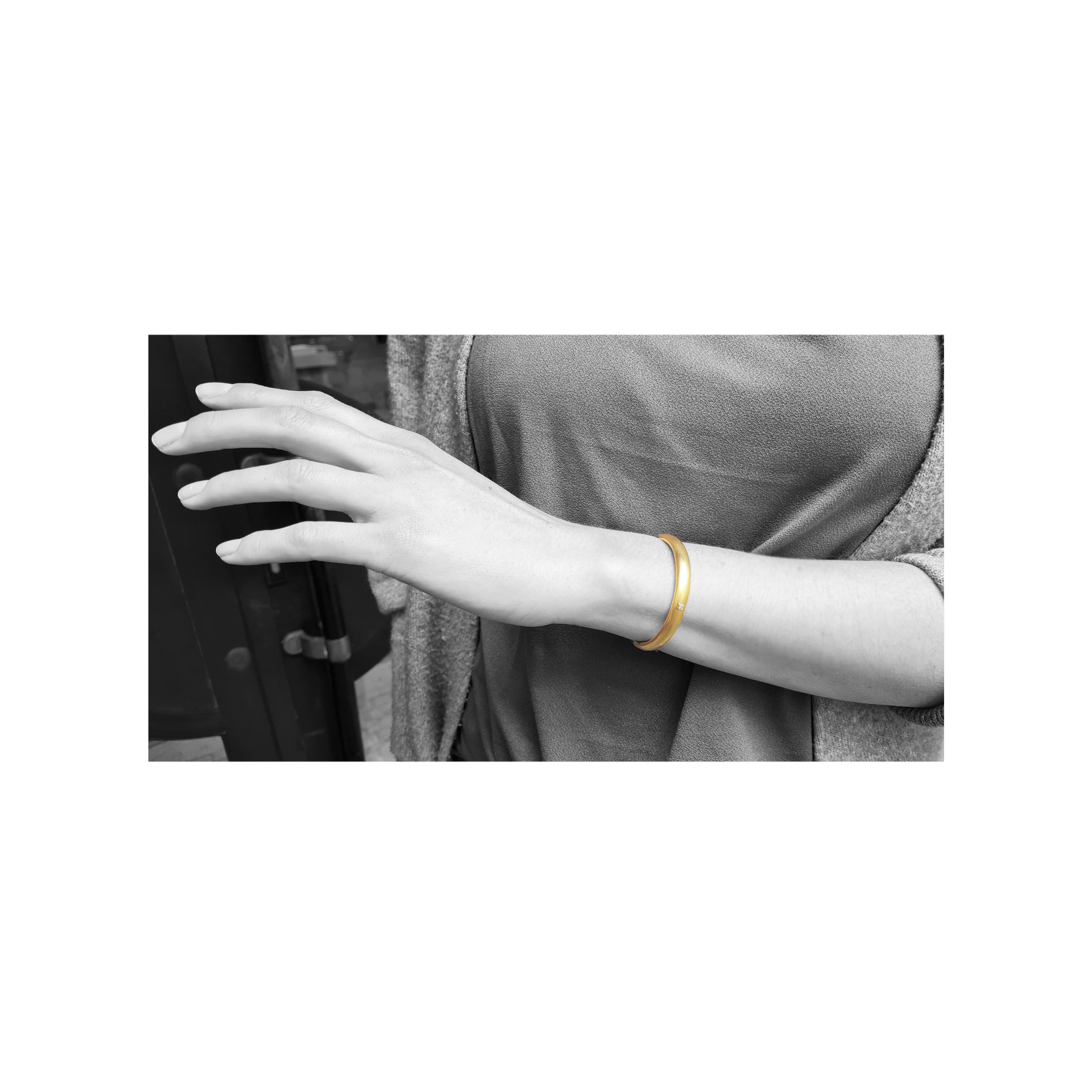 Armreif 750 Gelbgold mit Brillant - Image 3