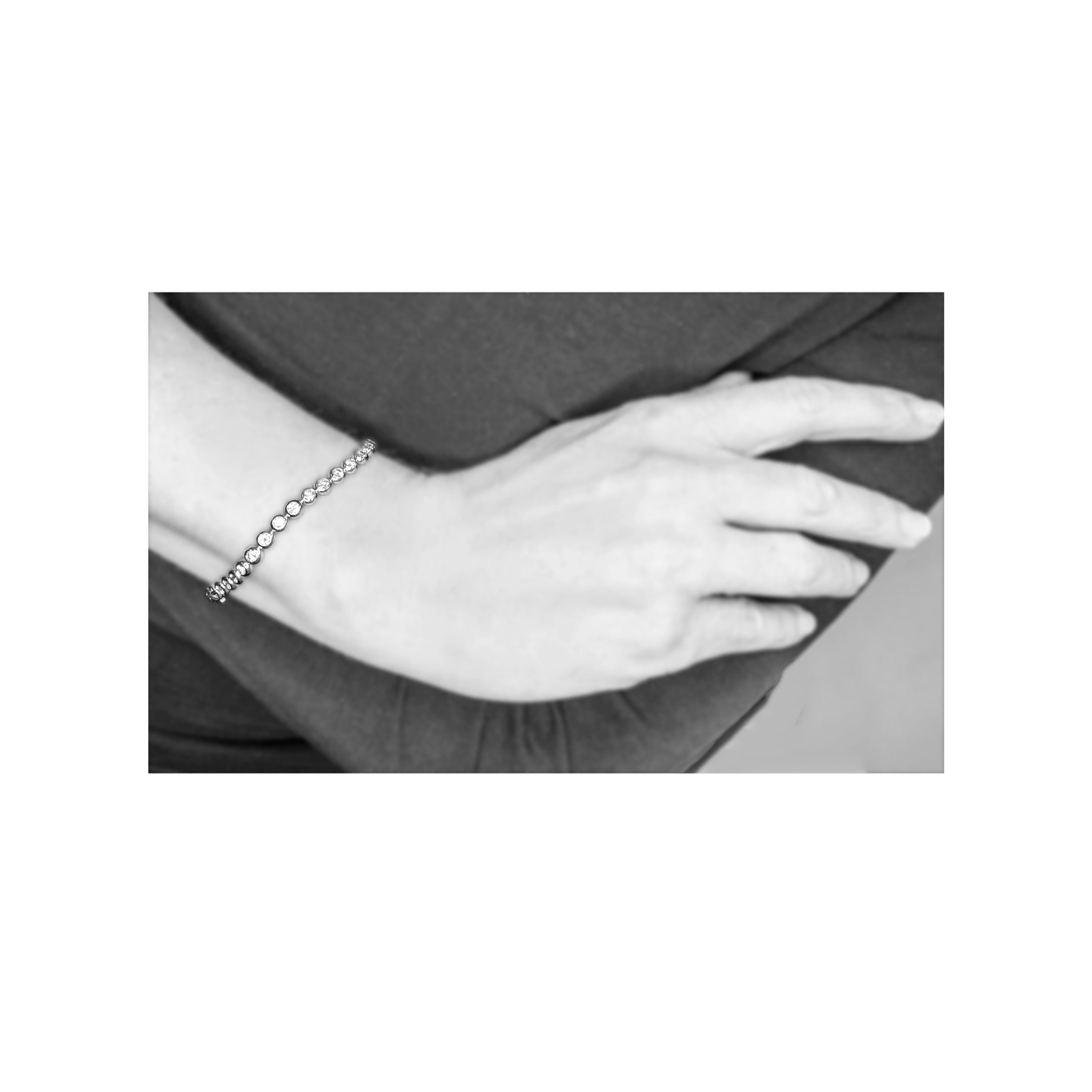 Armband 750 Weißgold mit 32 Brillanten - Image 2